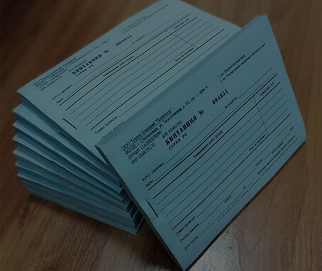 Печать квитанций в Туле