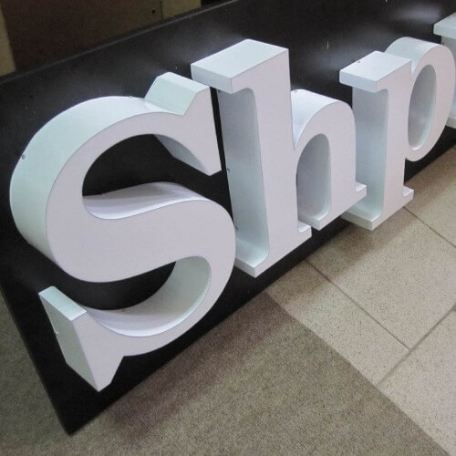 Изготовление объемных букв в Туле